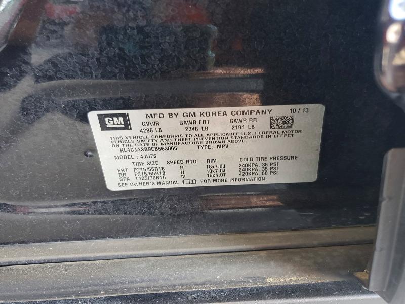 49456556 :رقم المزاد ، KL4CJASB9EB563066 vin ، 2014 Buick Encore مزاد بيع