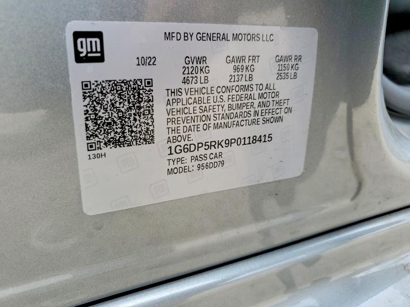 48812496 :رقم المزاد ، 1G6DP5RK9P0118415 vin ، 2023 Cadillac Ct5 مزاد بيع