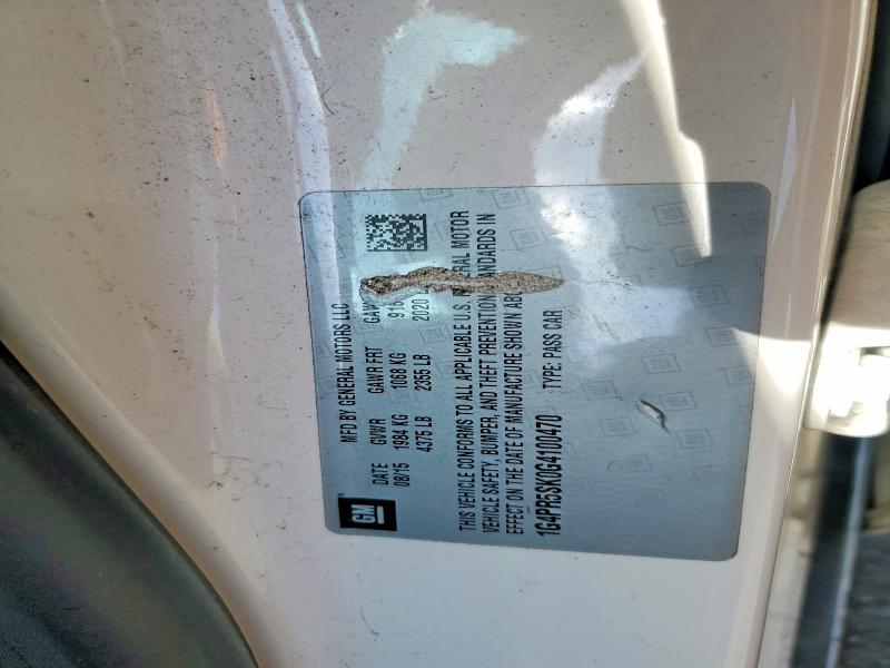 Продажа на аукционе авто 2016 Buick Verano, vin: 1G4PR5SK0G4100470, номер лота: 50618096