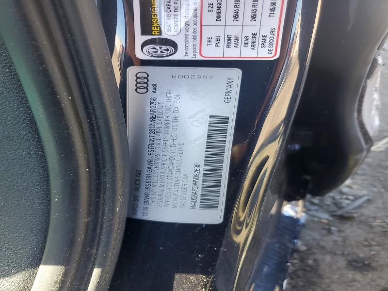 Aukcja sprzedaży 2017 Audi A6, vin: WAUG8AFC9HN082630, numer aukcji: 50908656