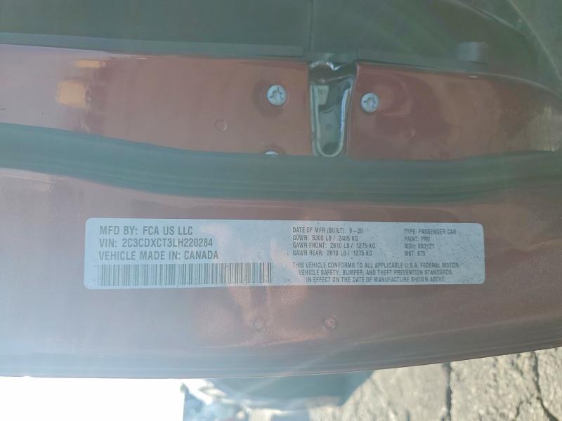 Aukcja sprzedaży 2020 Dodge Charger, vin: 2C3CDXCT3LH220284, numer aukcji: 50856316