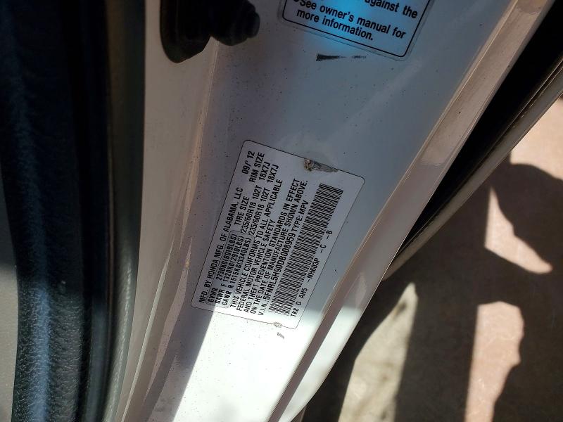 Продаж на аукціоні авто 2013 Honda Odyssey, vin: 5FNRL5H90DB008959, номер лоту: 50313286