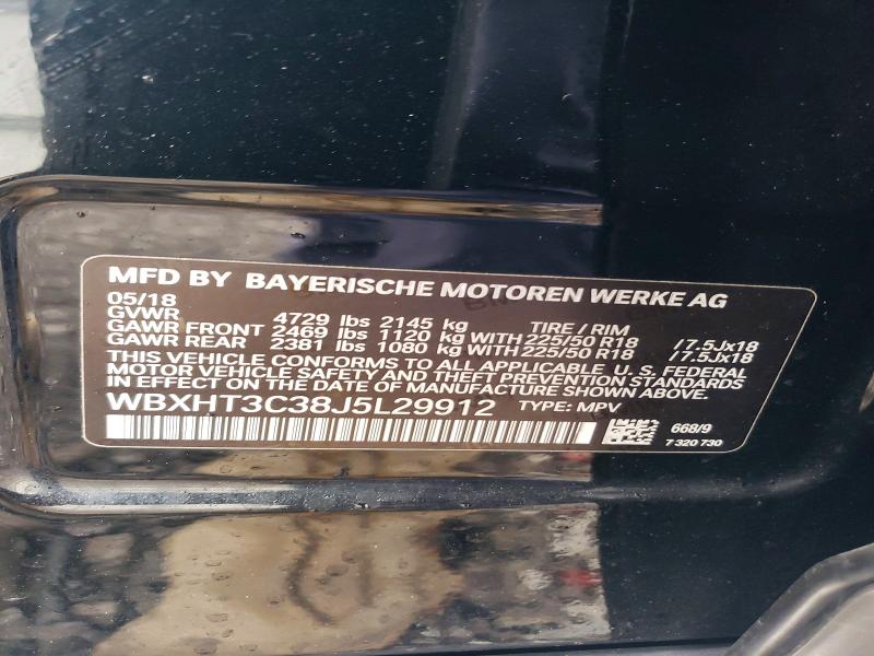 Продаж на аукціоні авто 2018 Bmw X1, vin: WBXHT3C38J5L29912, номер лоту: 48657146