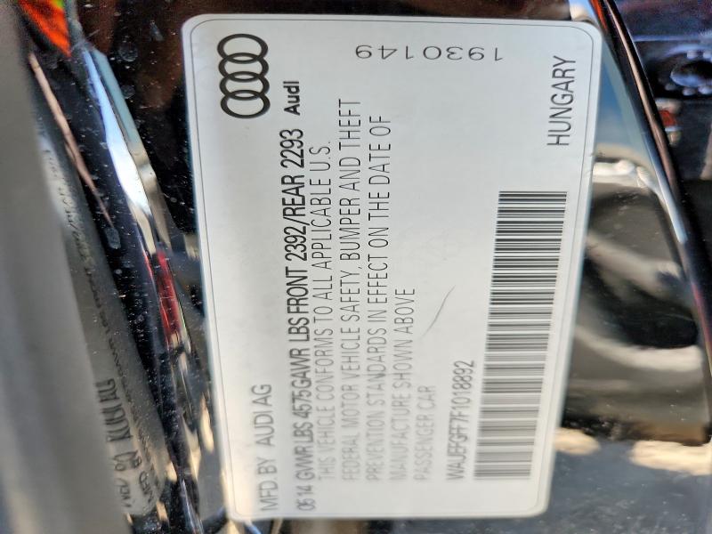 Продажа на аукционе авто 2015 Audi A3, vin: WAUEFGFF7F1018892, номер лота: 50182066
