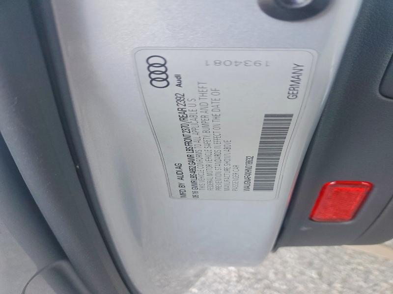 Продажа на аукционе авто 2017 Audi A4, vin: WAUGNAF4XHN018632, номер лота: 50607786