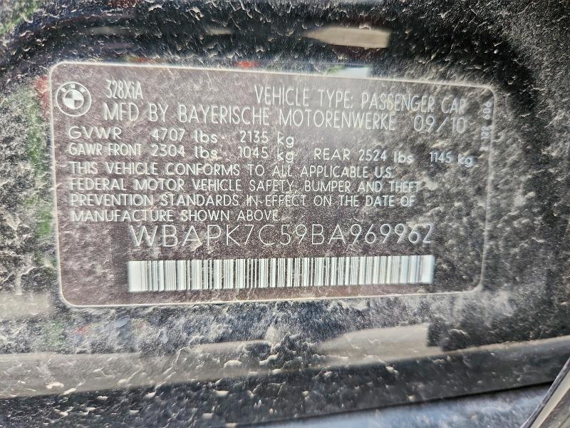 Продажа на аукционе авто 2011 Bmw 328, vin: WBAPK7C59BA969962, номер лота: 49771976