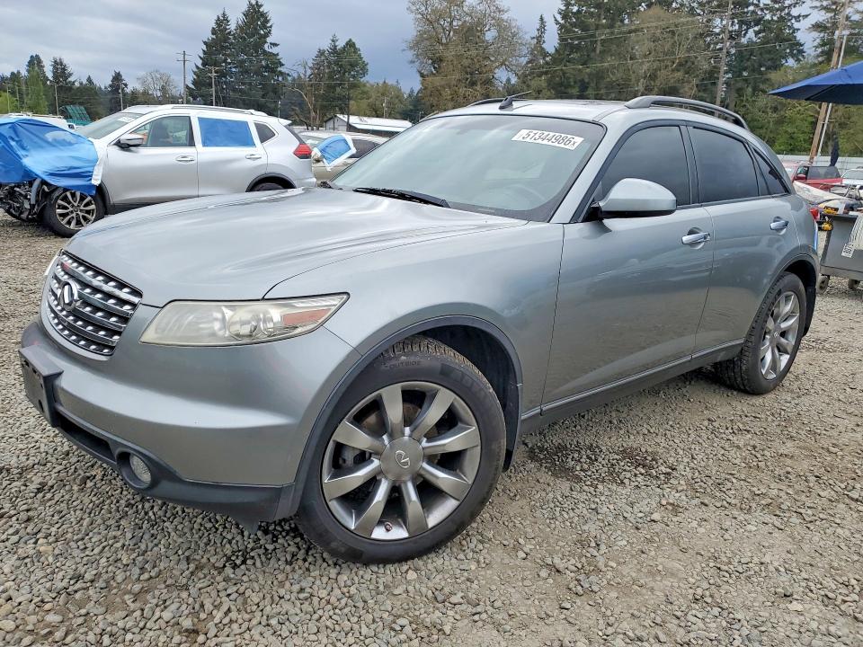 51344986 :رقم المزاد ، JNRAS08W45X219341 vin ، 2005 Infiniti Fx35 مزاد بيع