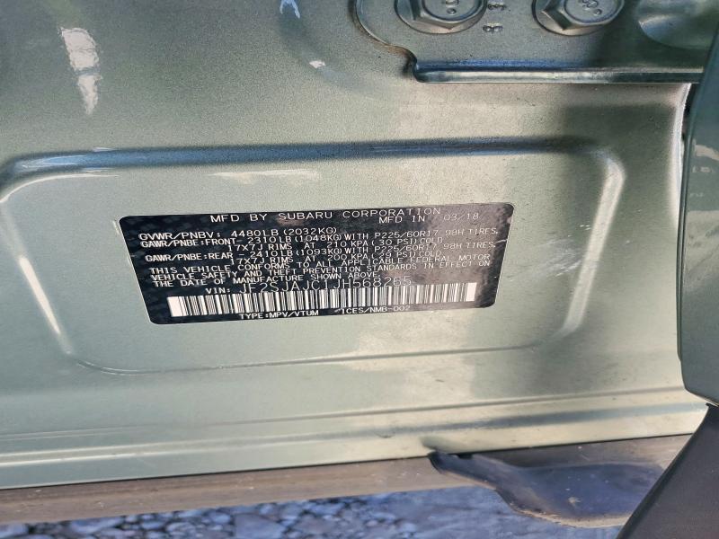 Продажа на аукционе авто 2018 Subaru Forester, vin: JF2SJAJC1JH568265, номер лота: 50118076