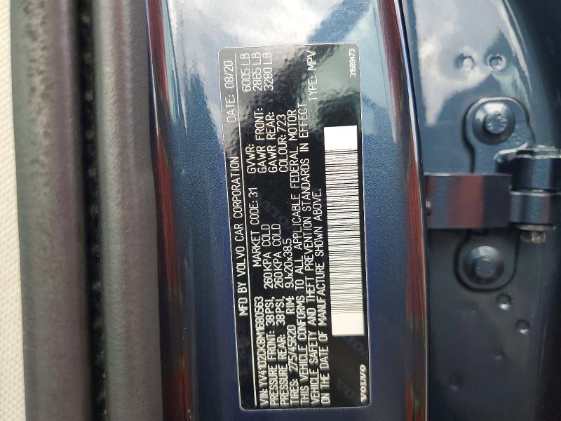 Продаж на аукціоні авто 2021 Volvo Xc90, vin: YV4102CK8M1680563, номер лоту: 51159376