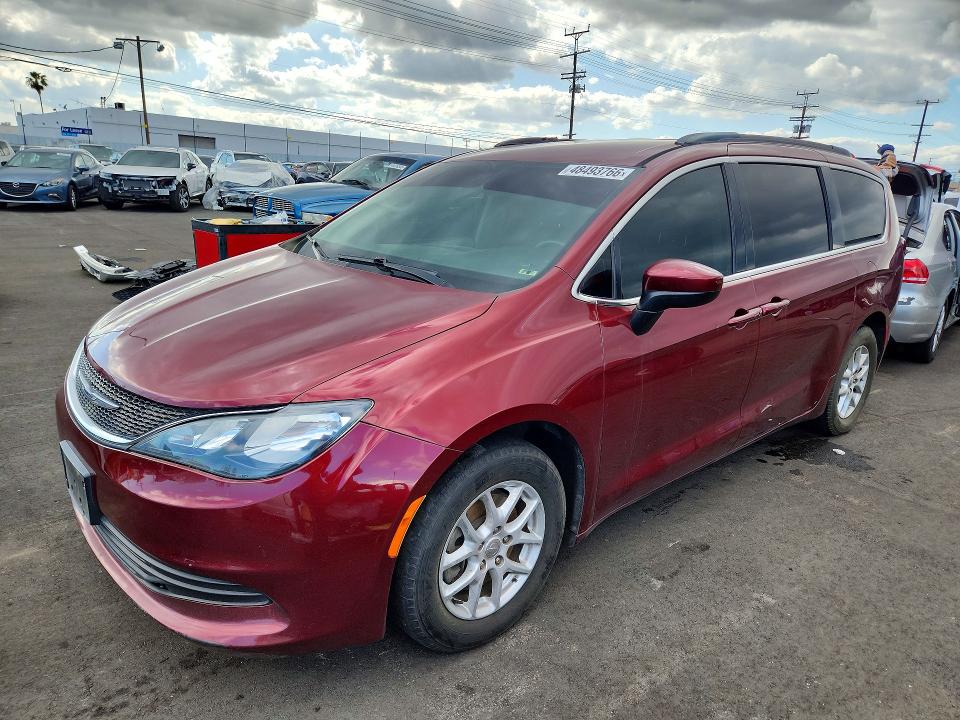 Продажа на аукционе авто 2020 Chrysler Voyager, vin: 2C4RC1DG0LR148655, номер лота: 48493766