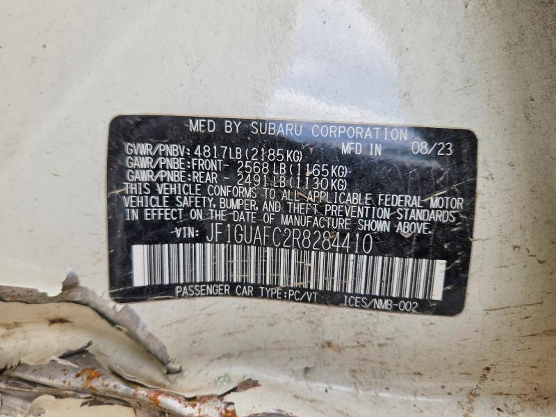 50522806 :رقم المزاد ، JF1GUAFC2R8284410 vin ، 2024 Subaru Impreza مزاد بيع