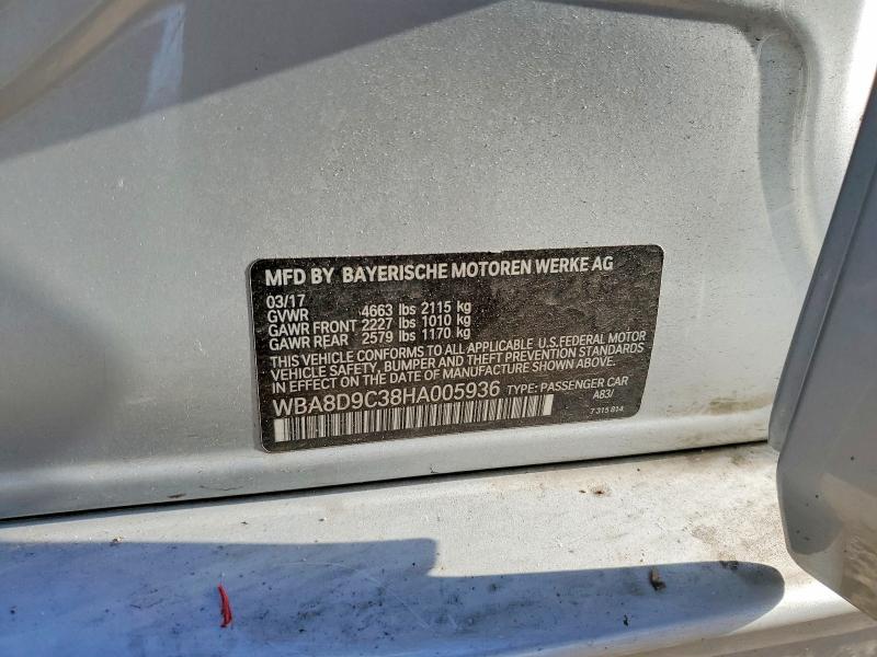 Продаж на аукціоні авто 2017 Bmw 330, vin: WBA8D9C38HA005936, номер лоту: 48200766