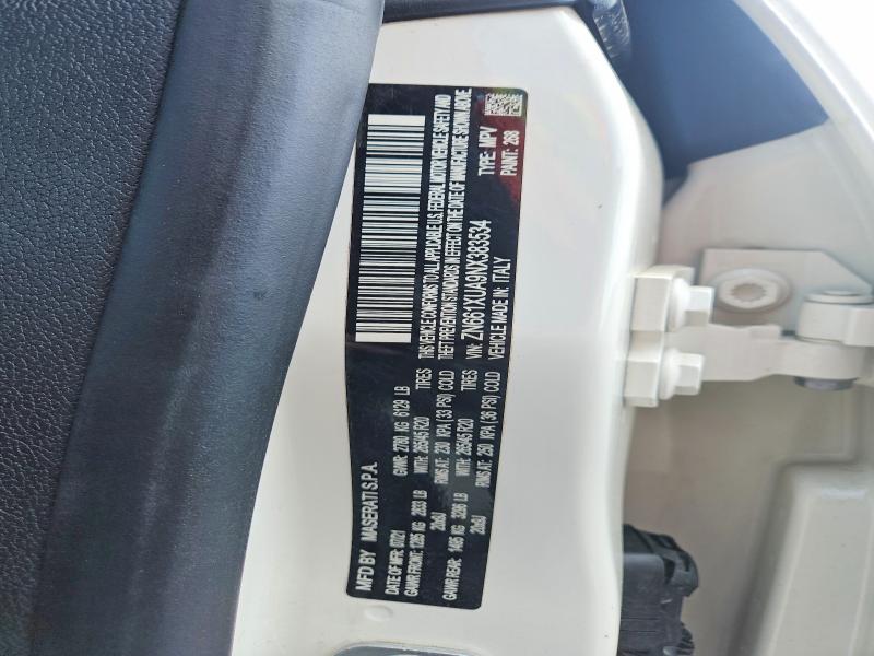 50448116 :رقم المزاد ، ZN661XUA9NX383534 vin ، 2022 Maserati Levante مزاد بيع