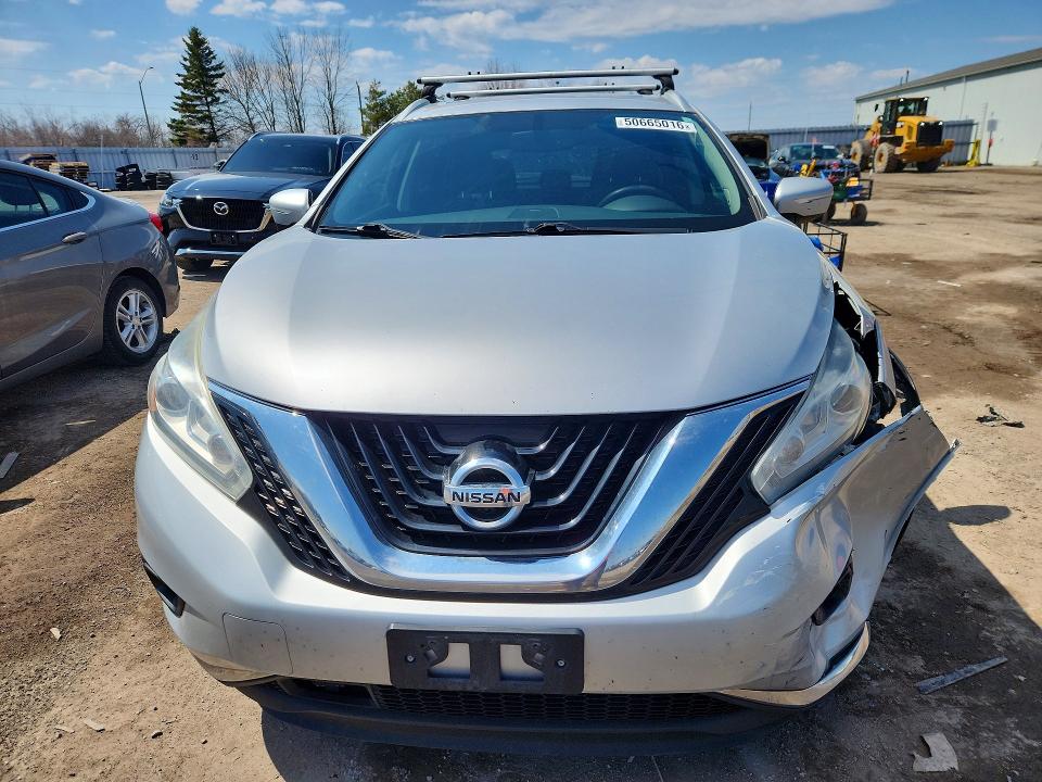 2015 Nissan Murano მანქანა იყიდება აუქციონზე, vin: 5N1AZ2MH8FN233508, აუქციონის ნომერი: 50665016