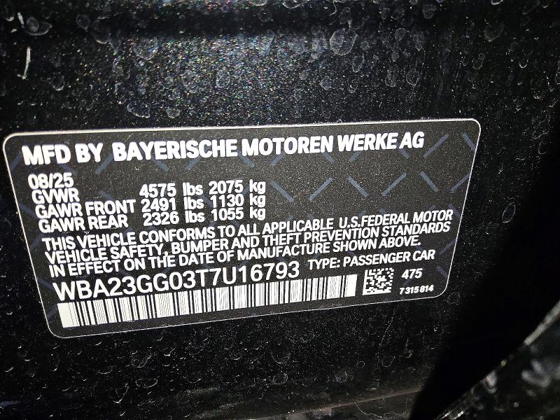 51057856 :رقم المزاد ، WBA23GG03T7U16793 vin ، 2026 Bmw 228xi مزاد بيع