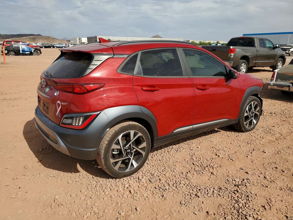 51628496 :رقم المزاد ، KM8K53A30NU903488 vin ، 2022 Hyundai Kona مزاد بيع