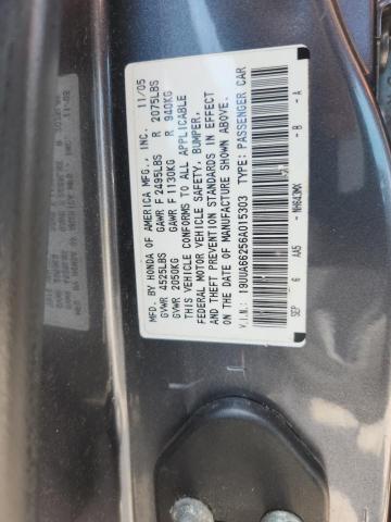 2006 Acura 3.2tl მანქანა იყიდება აუქციონზე, vin: 19UUA66256A015303, აუქციონის ნომერი: 49923846