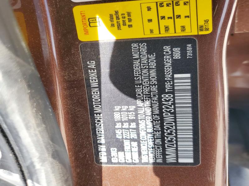 Продажа на аукционе авто 2013 Mini Cooper, vin: WMWZC5C52DWP32438, номер лота: 50224046
