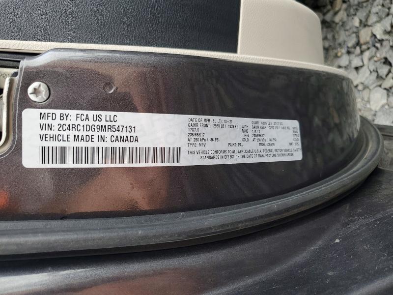 Продажа на аукционе авто 2021 Chrysler Voyager, vin: 2C4RC1DG9MR547131, номер лота: 48132996