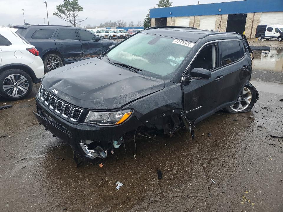 2019 Jeep Compass მანქანა იყიდება აუქციონზე, vin: 3C4NJDCB1KT741187, აუქციონის ნომერი: 49970976