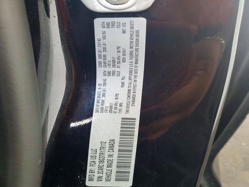 Продажа на аукционе авто 2026 Chrysler Pacifica, vin: 2C4RC1BG3TR179112, номер лота: 51626096