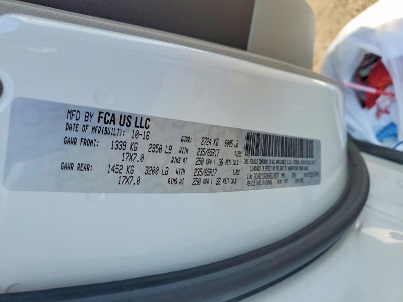 Продаж на аукціоні авто 2017 Chrysler Pacifica, vin: 2C4RC1DG9HR610377, номер лоту: 50919826
