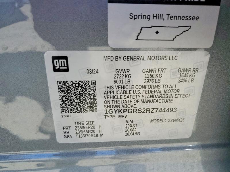 Продажа на аукционе авто 2024 Cadillac Xt6, vin: 1GYKPGRS2RZ744493, номер лота: 48487106