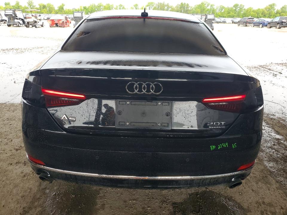 2018 Audi A5 მანქანა იყიდება აუქციონზე, vin: WAURNAF58JA093554, აუქციონის ნომერი: 49651756