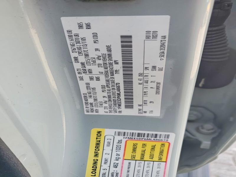 2021 Ford Bronco მანქანა იყიდება აუქციონზე, vin: 1FMEE5DP6MLA86670, აუქციონის ნომერი: 51190756