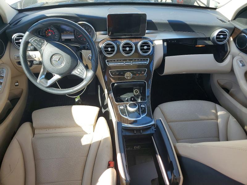 48536856 :رقم المزاد ، 55SWF4JBXHU229328 vin ، 2017 Mercedes-benz C مزاد بيع