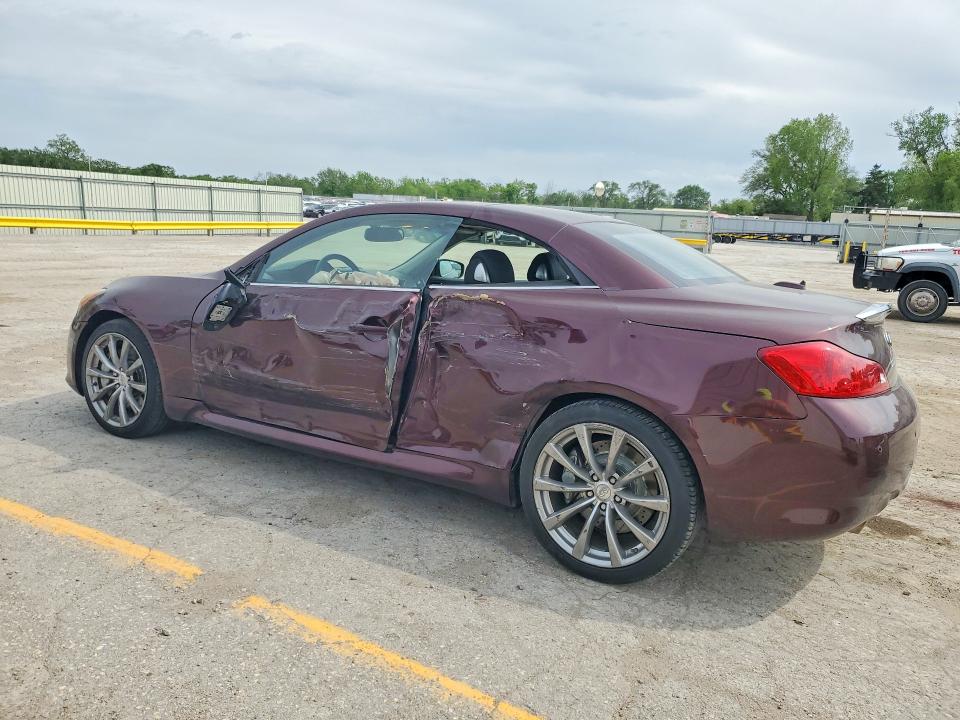 49946296 :رقم المزاد ، JN1CV6FE8AM353586 vin ، 2010 Infiniti G37 Convertible مزاد بيع