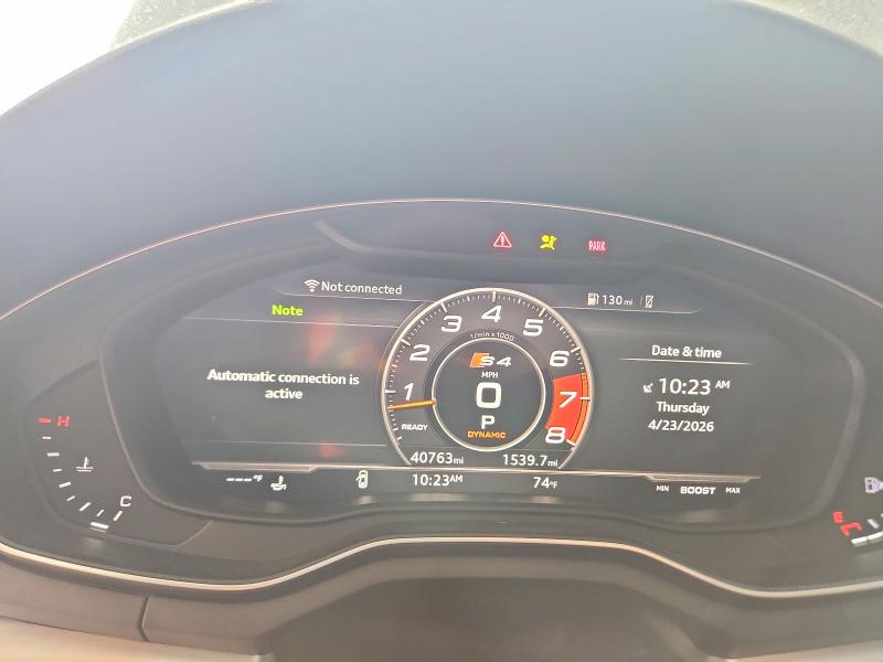 Продажа на аукционе авто 2019 Audi S4, vin: WAUB4AF49KA115896, номер лота: 50529276