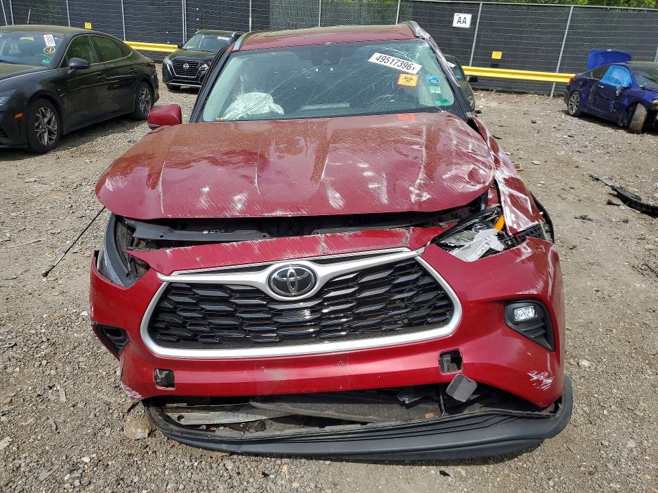 2021 Toyota Highlander მანქანა იყიდება აუქციონზე, vin: 5TDHZRBH2MS535396, აუქციონის ნომერი: 49517396