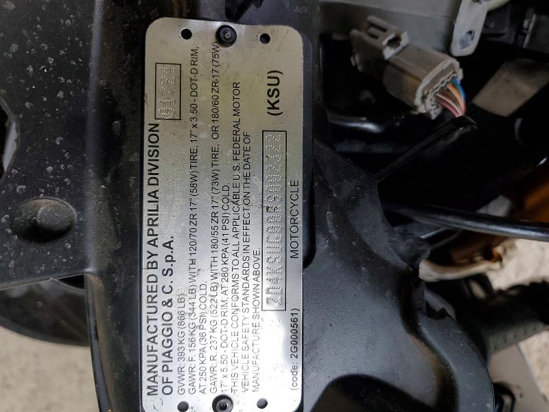 Продажа на аукционе авто 2024 Aprilia Rs, vin: ZD4KSUG00RS002322, номер лота: 50591696
