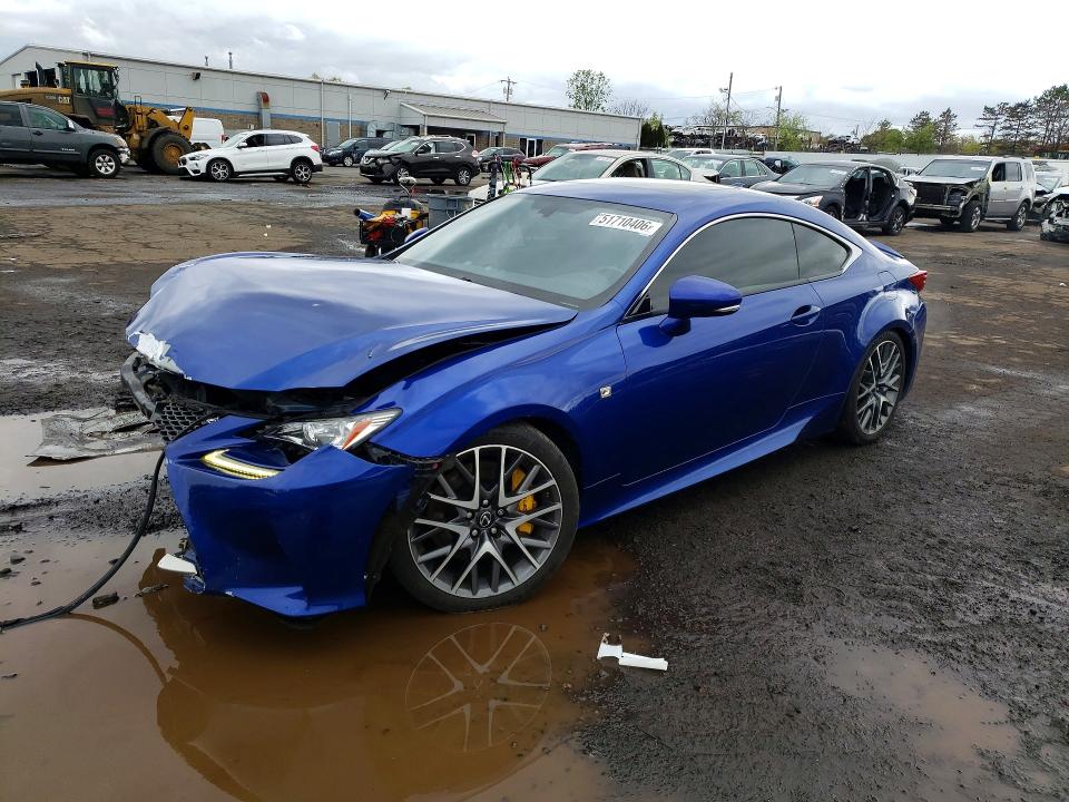 51710406 :رقم المزاد ، JTHHE5BC8F5006180 vin ، 2015 Lexus Rc مزاد بيع