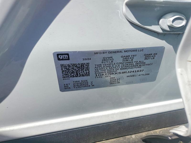 Продаж на аукціоні авто 2024 Gmc Acadia, vin: 1GKENKKS4RJ241637, номер лоту: 48679276
