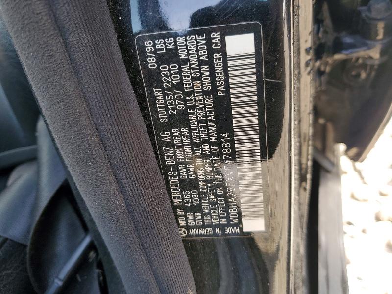 Продажа на аукционе авто 1997 Mercedes-benz C, vin: WDBHA28EXVF478814, номер лота: 47742876