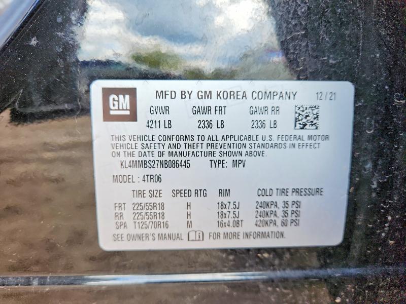 Продаж на аукціоні авто 2022 Buick Encore Gx, vin: KL4MMBS27NB086445, номер лоту: 51458226