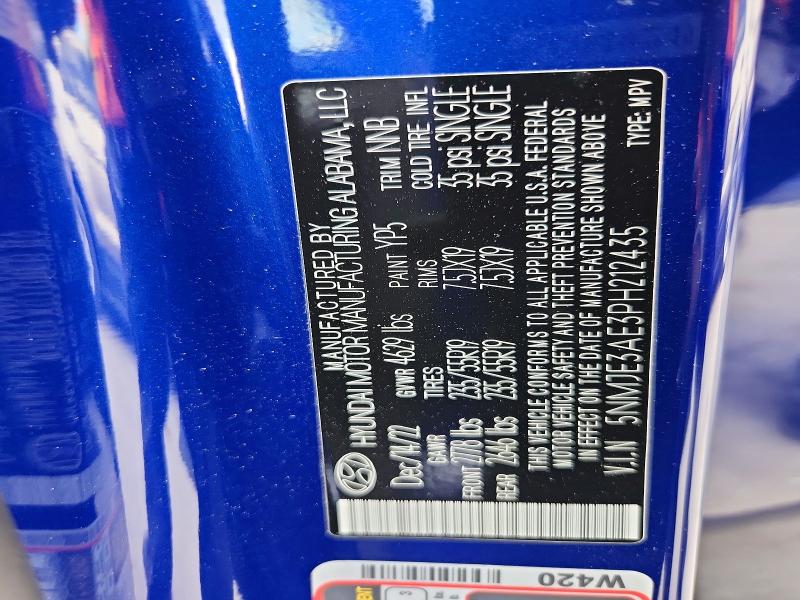 Продажа на аукционе авто 2023 Hyundai Tucson, vin: 5NMJE3AE3PH212435, номер лота: 49155856
