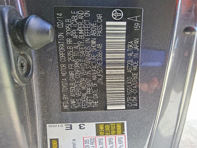 Продажа на аукционе авто 2014 Scion Tc, vin: JTKJF5C7XE3086148, номер лота: 49061706