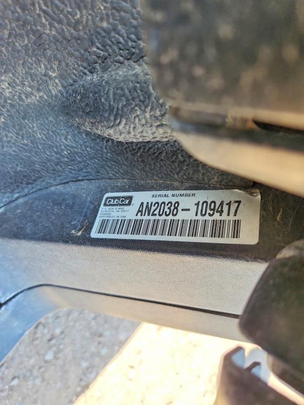 2020 Club Car Tempo Lithium მანქანა იყიდება აუქციონზე, vin: AN2038109417, აუქციონის ნომერი: 49730926