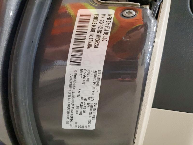 Продажа на аукционе авто 2021 Chrysler Pacifica, vin: 2C4RC3BG1MR566240, номер лота: 49760466