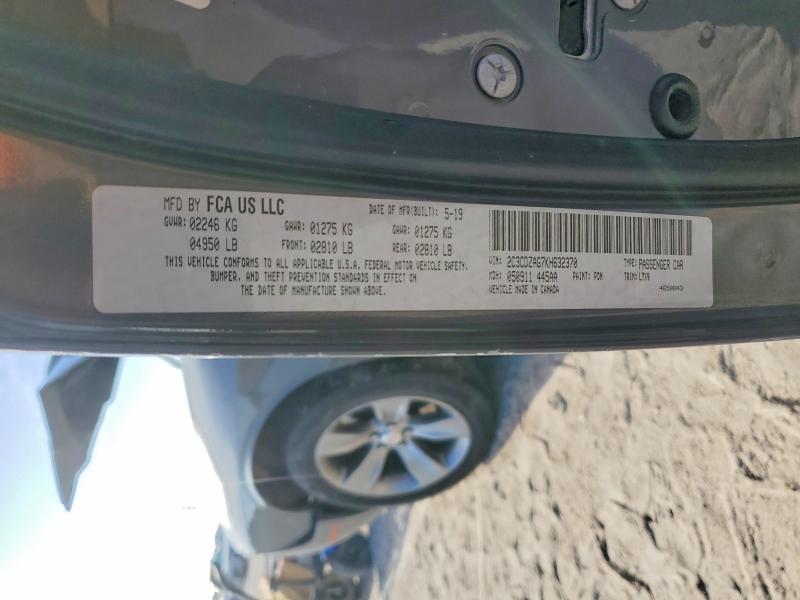 2019 Dodge Challenger მანქანა იყიდება აუქციონზე, vin: 2C3CDZAG7KH632370, აუქციონის ნომერი: 49251316