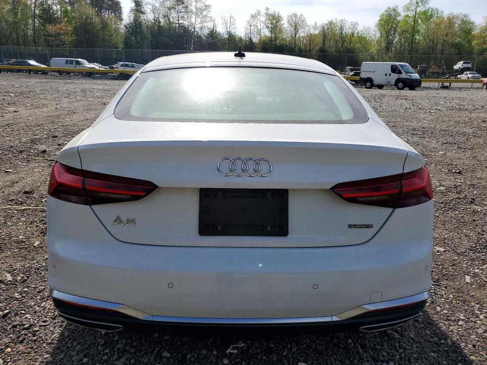 2021 Audi A5 მანქანა იყიდება აუქციონზე, vin: WAUDACF57MA030385, აუქციონის ნომერი: 49535856