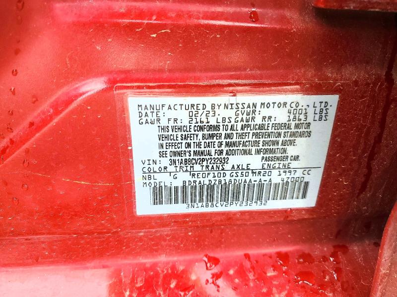 Aukcja sprzedaży 2023 Nissan Sentra, vin: 3N1AB8CV2PY232932, numer aukcji: 51707696