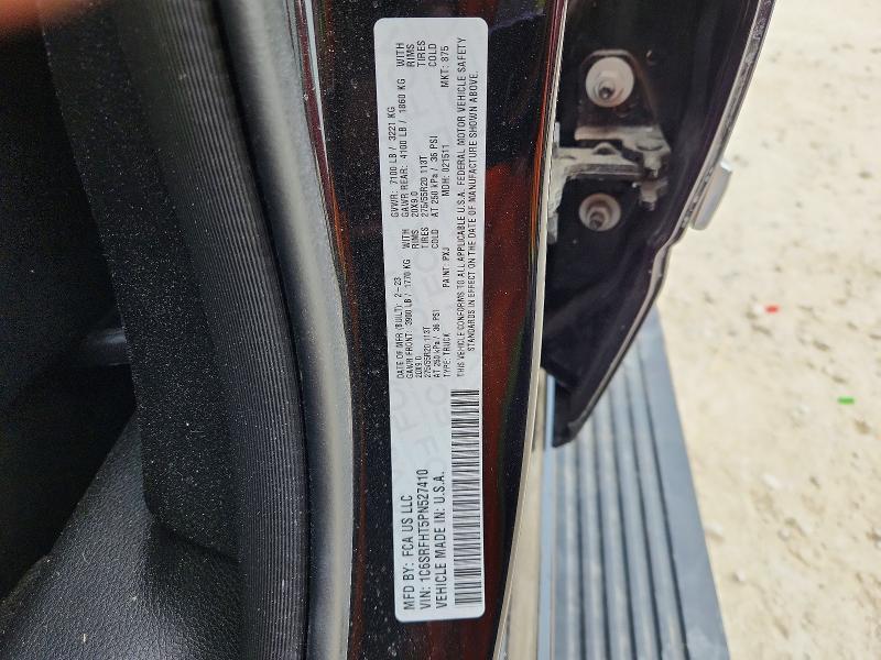 Aukcja sprzedaży 2023 Ram 1500, vin: 1C6SRFHT5PN527410, numer aukcji: 51528706