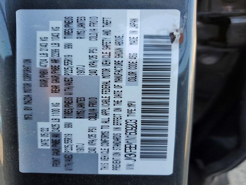 Aukcja sprzedaży 2022 Mazda Cx-5, vin: JM3KFBEM1N1609203, numer aukcji: 51171986