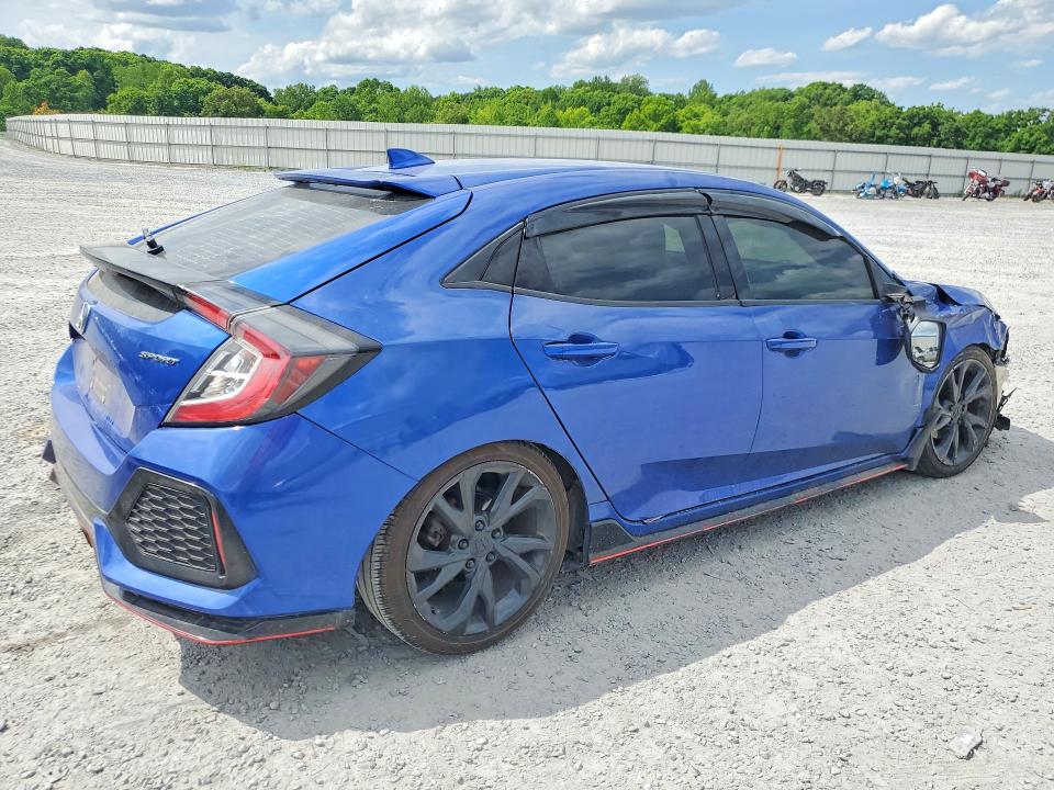 2017 Honda Civic მანქანა იყიდება აუქციონზე, vin: SHHFK7H42HU202743, აუქციონის ნომერი: 51579166