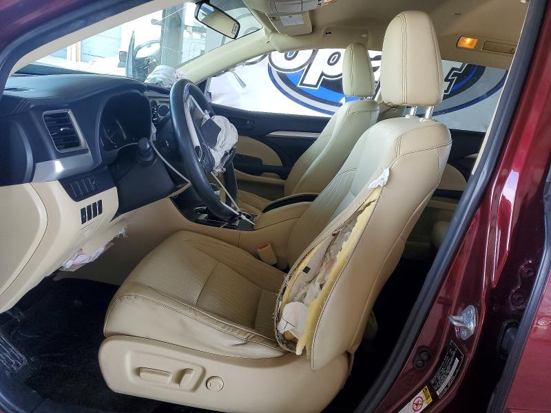 51381086 :رقم المزاد ، 5TDBKRFH4ES065880 vin ، 2014 Toyota Highlander مزاد بيع