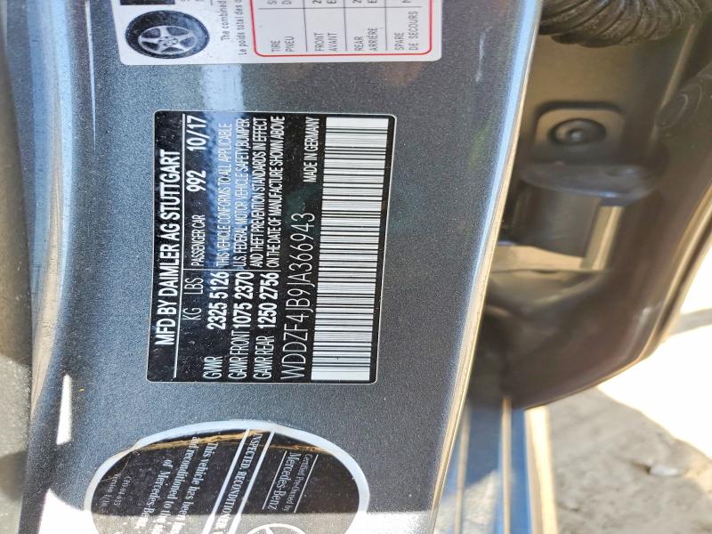 Aukcja sprzedaży 2018 Mercedes-benz E, vin: WDDZF4JB9JA366943, numer aukcji: 49922436